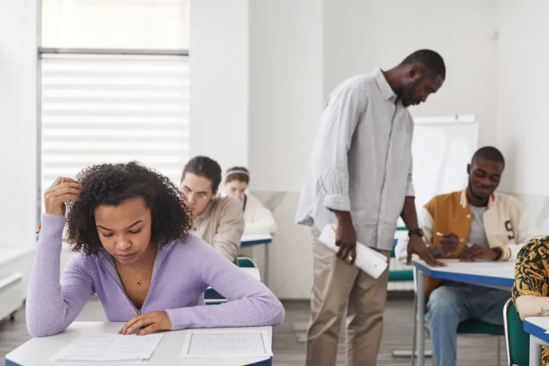Why Your Best Virtual Students Blank Out on Test Day — And What's Really Going On in Their Brains